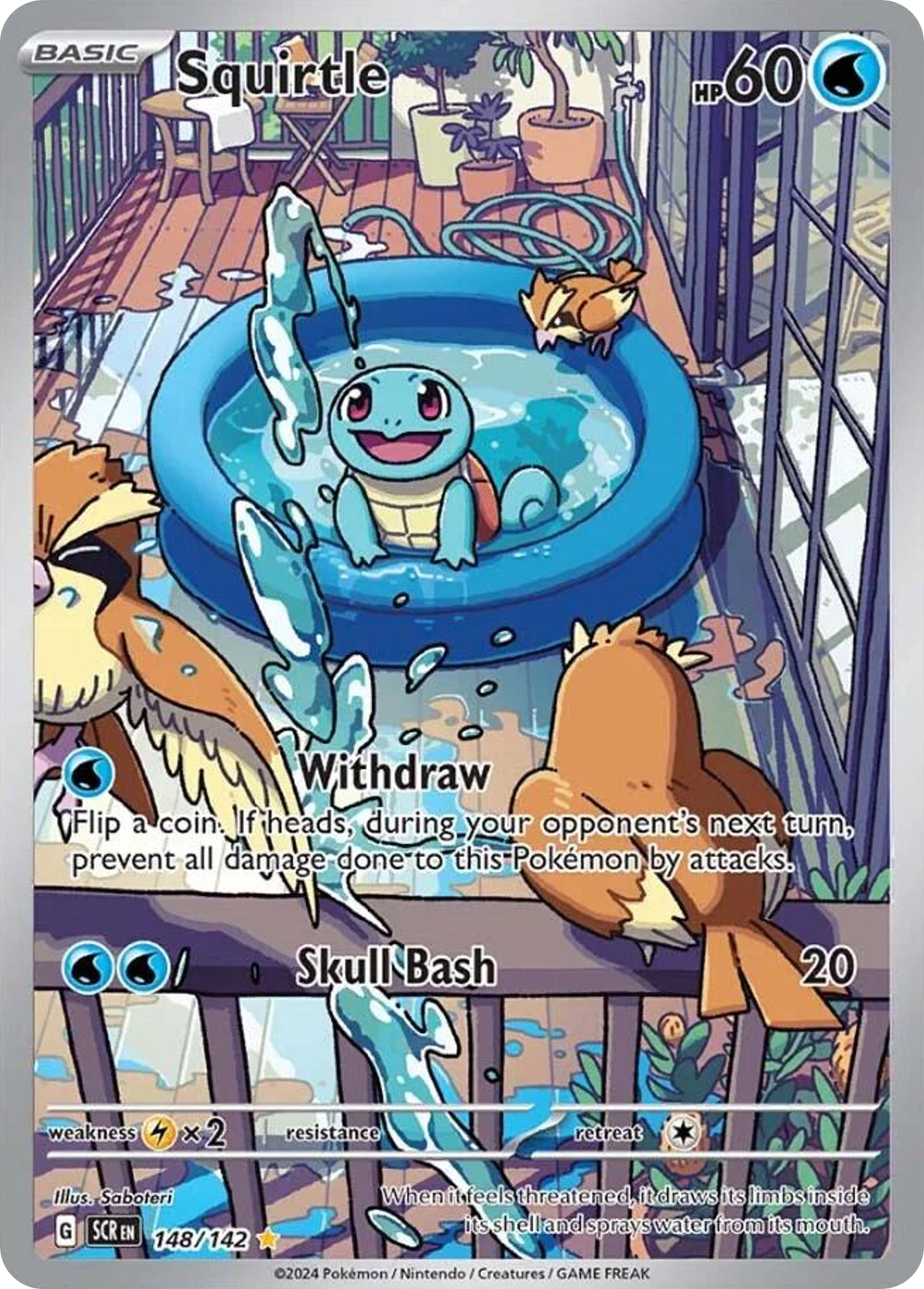 ポケモンカードゲーム PSA10 Squirtle Illustration Rare 148 148/142 - Squirtle - [Illustration Rare]