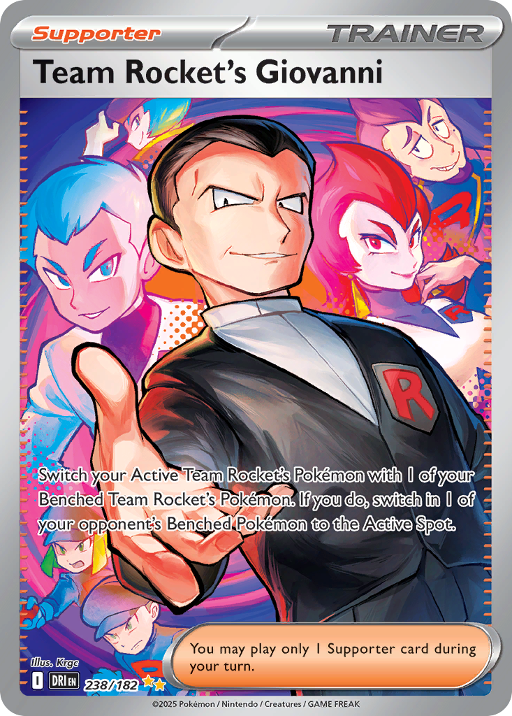 238/182 - Team Rocket's Giovanni - [Special Illustration Rare]
