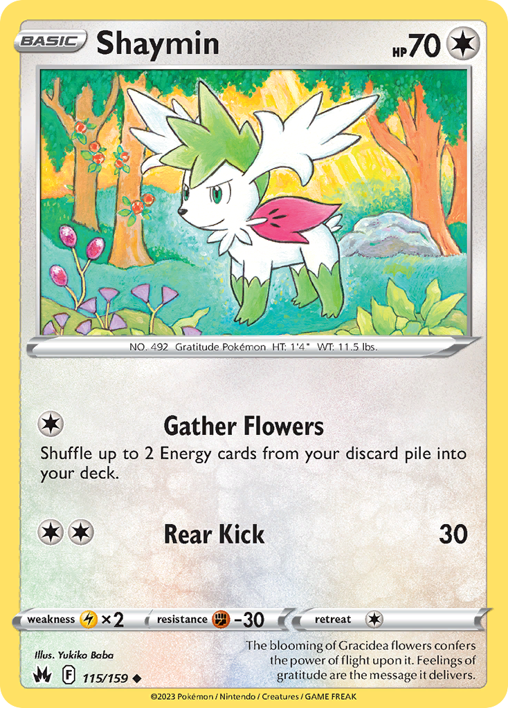 Shii♡　1001 115/159 - Shaymin - [Uncommon]