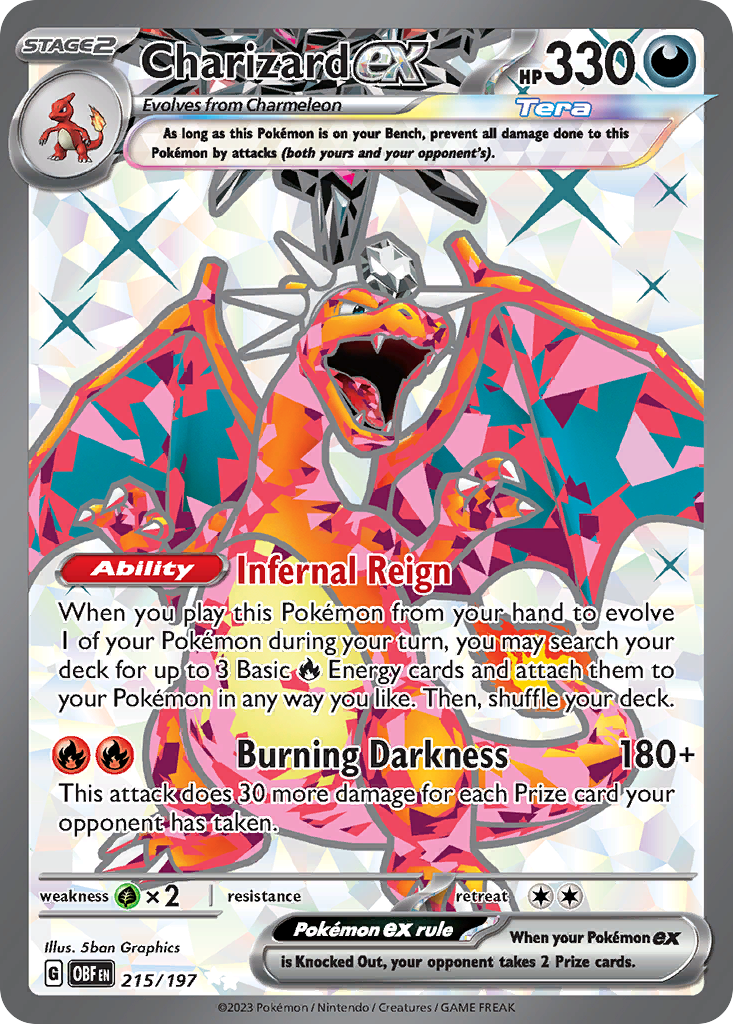 215 197 Charizard Ex Ultra Rare 215 197 Charizard Ex Ultra Rare