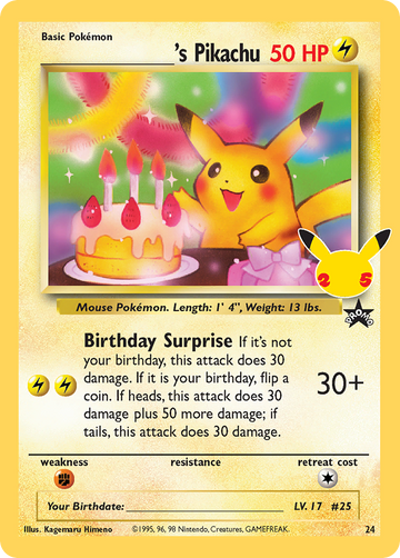 024 - _____’s Pikachu - [Classic Collection]