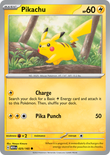 025/165 - Pikachu - [Common]