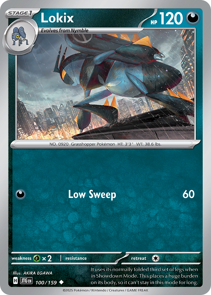 100/159 - Lokix - [Uncommon] - Reverse Holo