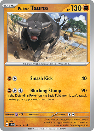 101/191 - Paldean Tauros - [Uncommon]