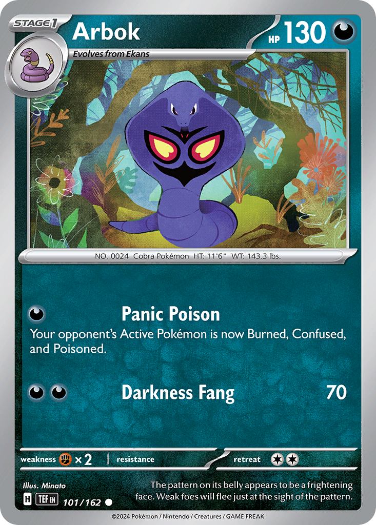 101/162 - Arbok - [Common] - Reverse Holo