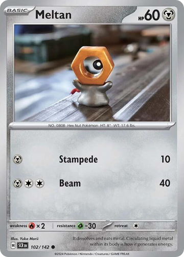 102/142 - Meltan - [Common] - Reverse Holo