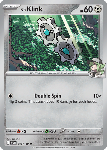103/159 - N's Klink - [Common] - Reverse Holo