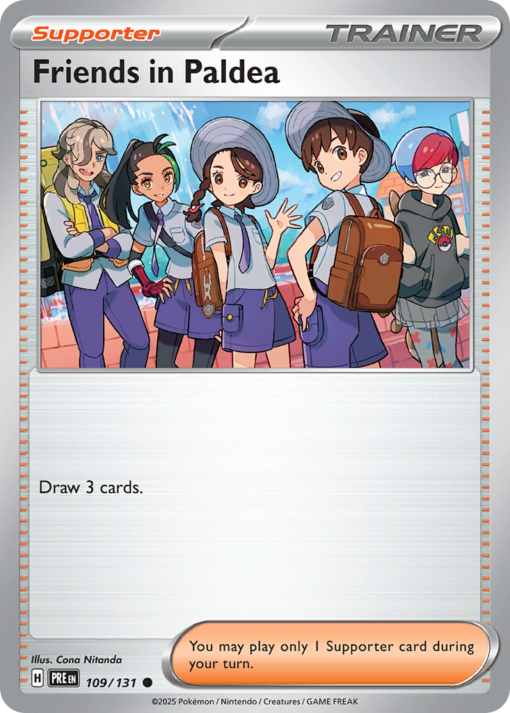 109/131 - Friends in Paldea - [Common] - Reverse Holo