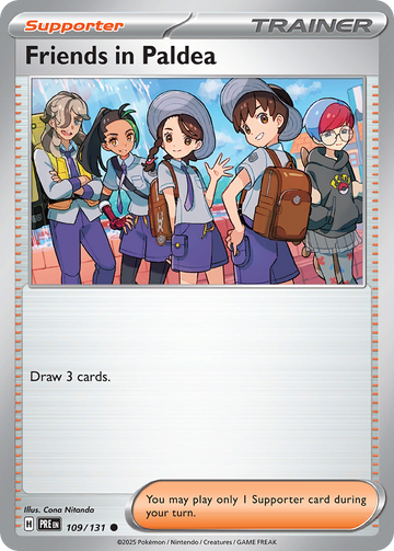 109/131 - Friends in Paldea - [Common] - Reverse Holo