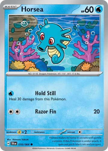 010/064 - Horsea - [Common] - Reverse Holo