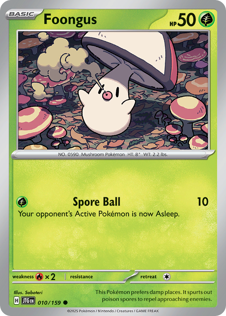 010/159 - Foongus - [Common] - Reverse Holo