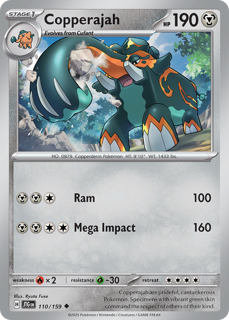 110/159 - Copperajah - [Uncommon] - Reverse Holo