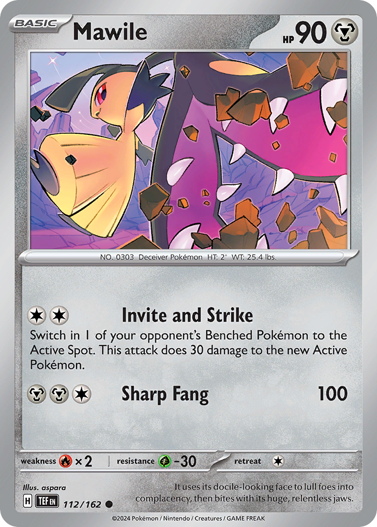 112/162 - Mawile - [Common] - Reverse Holo