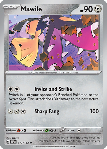 112/162 - Mawile - [Common] - Reverse Holo