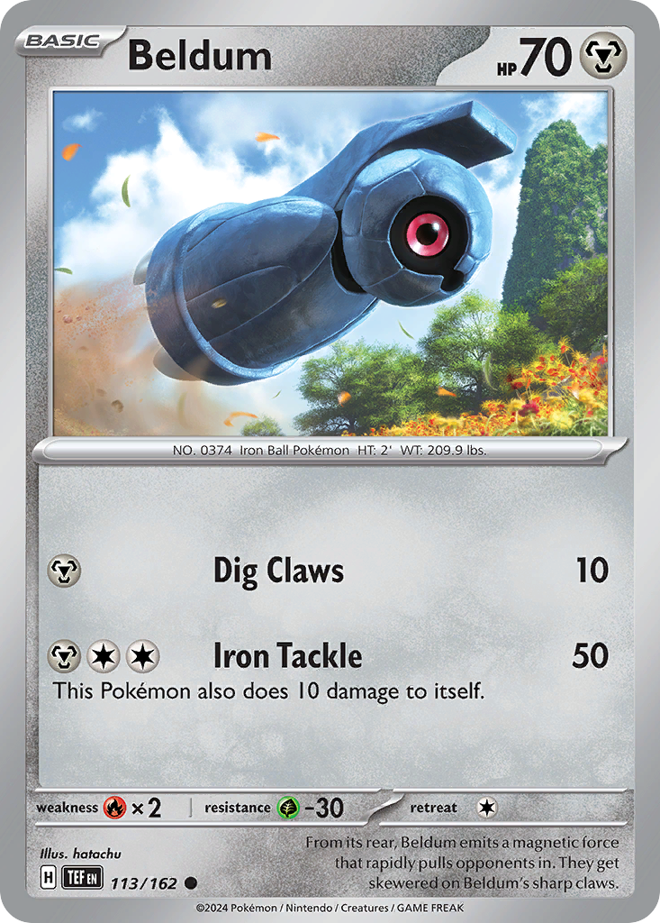 113/162 - Beldum - [Common] - Reverse Holo