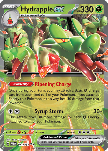 011/131 - Hydrapple ex - [Double Rare]