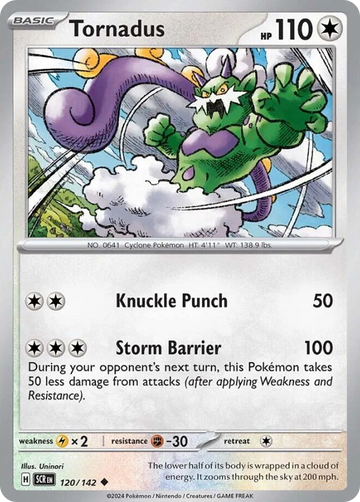 120/142 - Tornadus - [Uncommon] - Reverse Holo