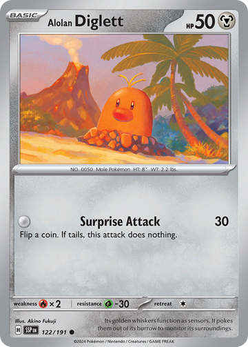 122/191 - Alolan Diglett - [Common]