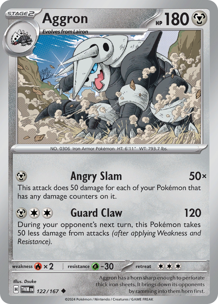 122/167 - Aggron - [Uncommon]