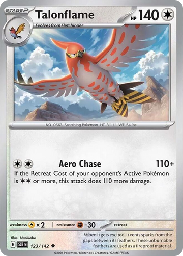 123/142 - Talonflame - [Uncommon] - Reverse Holo