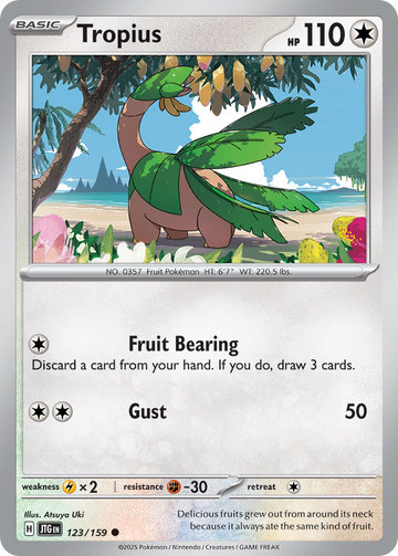 123/159 - Tropius - [Common] - Reverse Holo