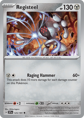 125/191 - Registeel - [Uncommon] - Reverse Holo