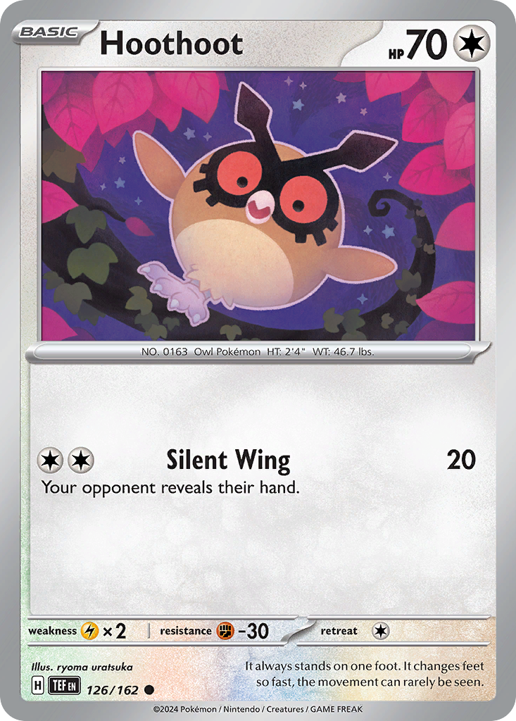 126/162 - Hoothoot - [Common]