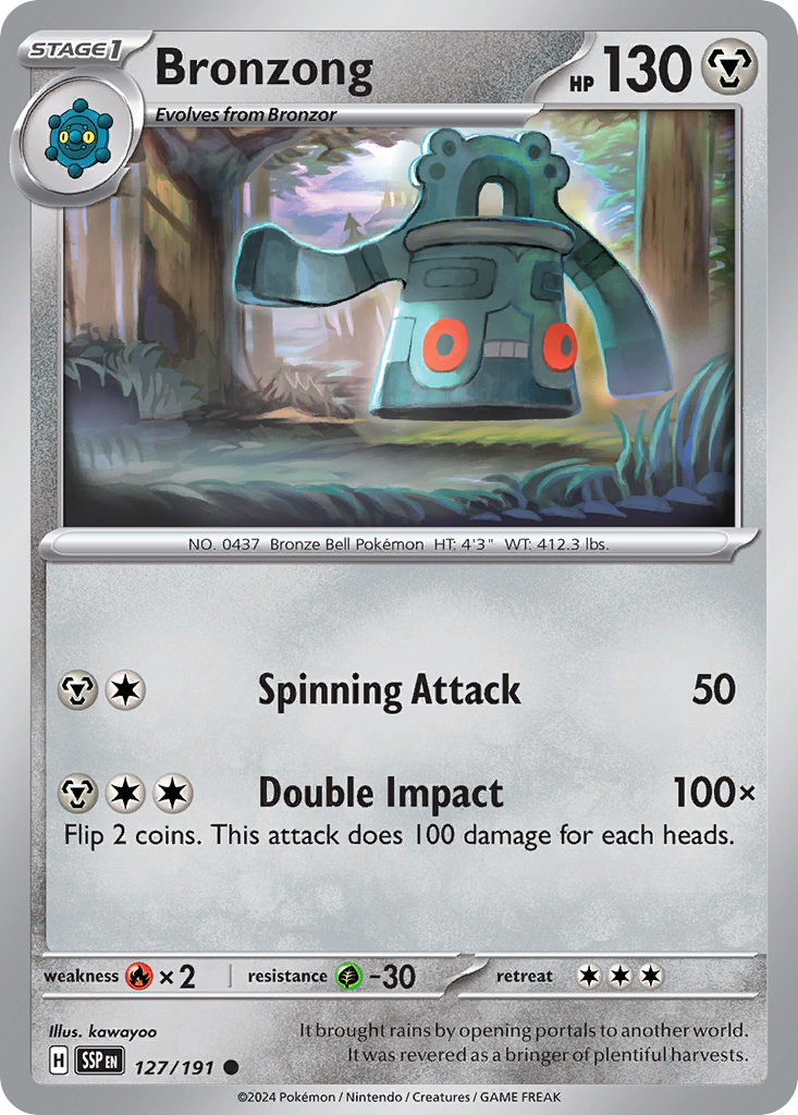 127/191 - Bronzong - [Common]