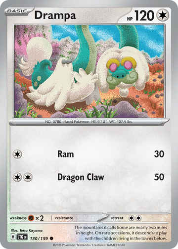130/159 - Drampa - [Common] - Reverse Holo