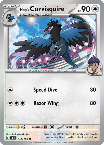 134/159 - Hop's Corvisquire - [Common] - Reverse Holo