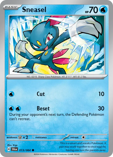 013/064 - Sneasel - [Common] - Reverse Holo