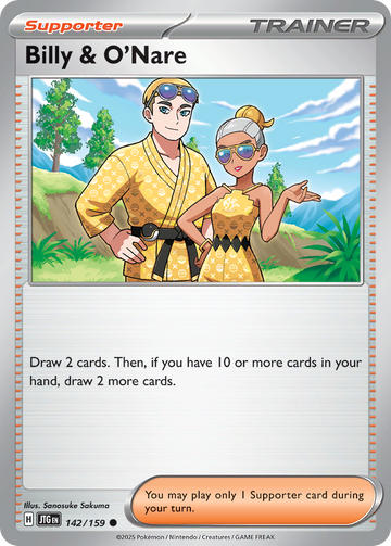 142/159 - Billy & O'Nare - [Common] - Reverse Holo