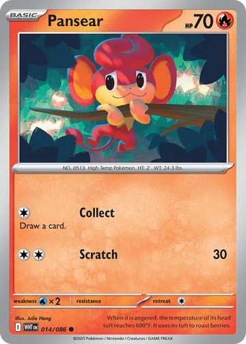 014/086 - Pansear - [Common] - Poké Ball Reverse Holo