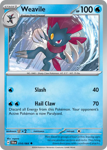 014/064 - Weavile - [Uncommon]