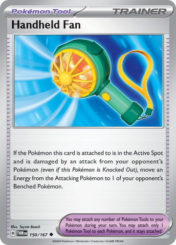 150/167 - Handheld Fan - [Uncommon] - Reverse Holo