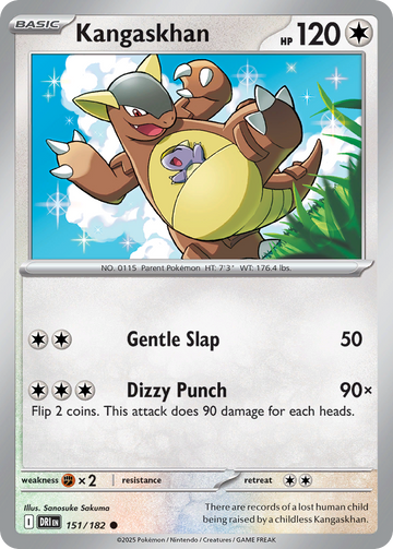 151/182 - Kangaskhan - [Common] - Reverse Holo