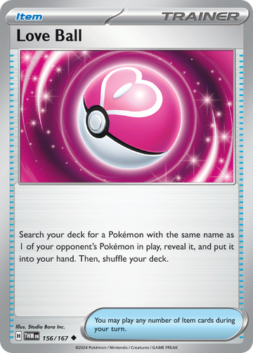 156/167 - Love Ball - [Uncommon] - Reverse Holo