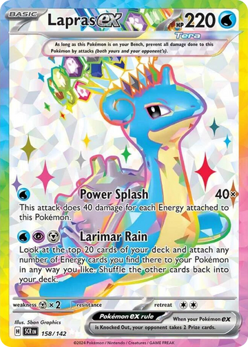 158/142 - Lapras ex - [Ultra Rare]