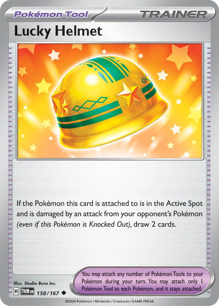 158/167 - Lucky Helmet - [Uncommon] - Reverse Holo