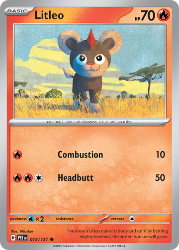 015/131 - Litleo - [Common] - Poké Ball Holo