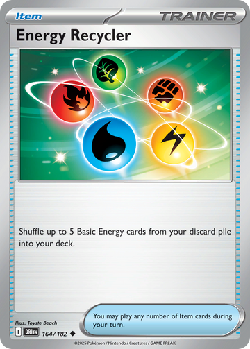 164/182 - Energy Recycler - [Uncommon] - Reverse Holo