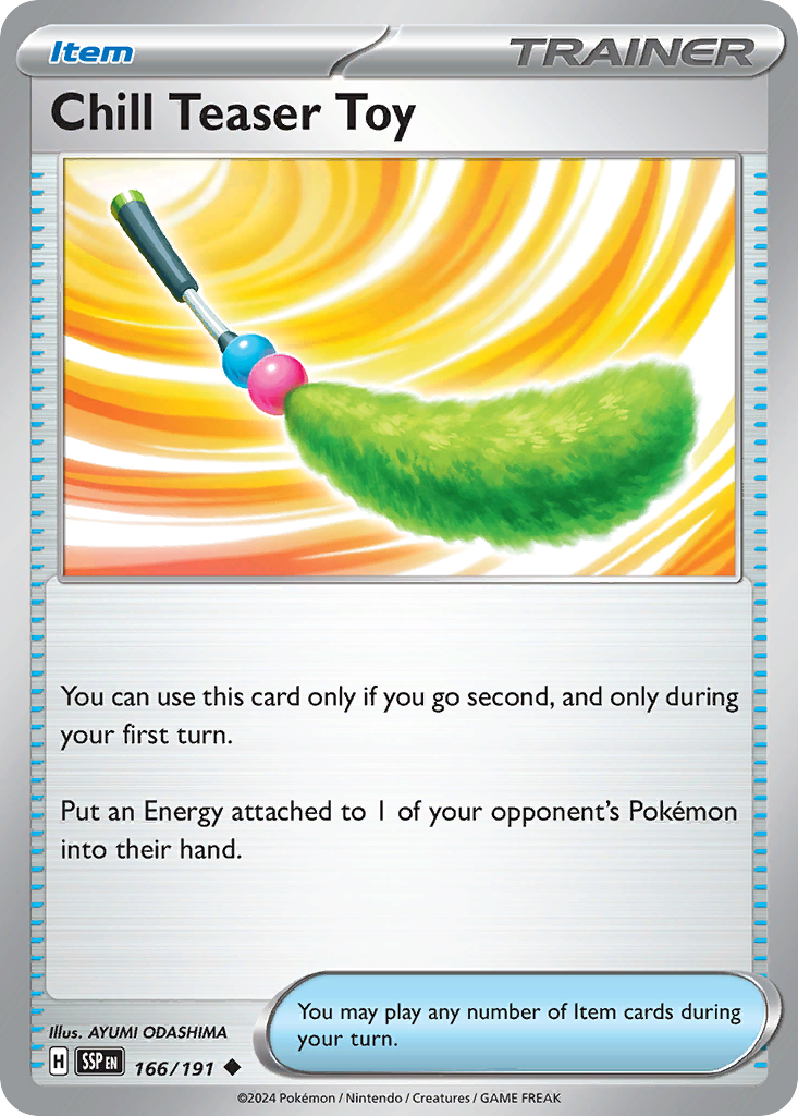 166/191 - Chill Teaser Toy - [Uncommon] - Reverse Holo