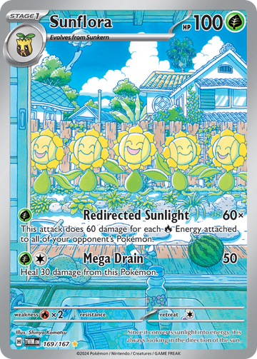 169/167 - Sunflora - [Illustration Rare]