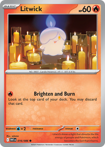 016/086 - Litwick - [Common] - Reverse Holo