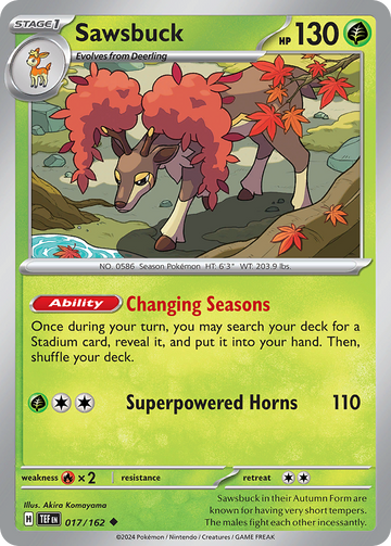 017/162 - Sawsbuck - [Uncommon]