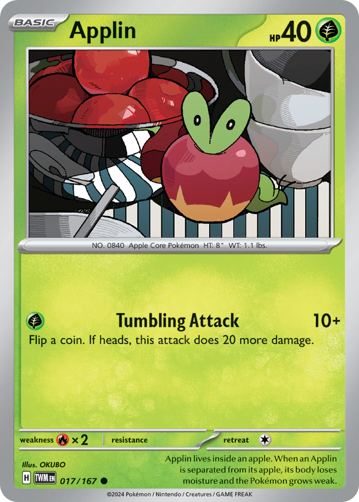 017/167 - Applin - [Common] - Reverse Holo