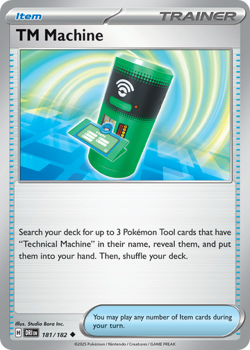 Losse Pokemonkaart 181/182 - TM Machine - Destined Rivals - [Uncommon]