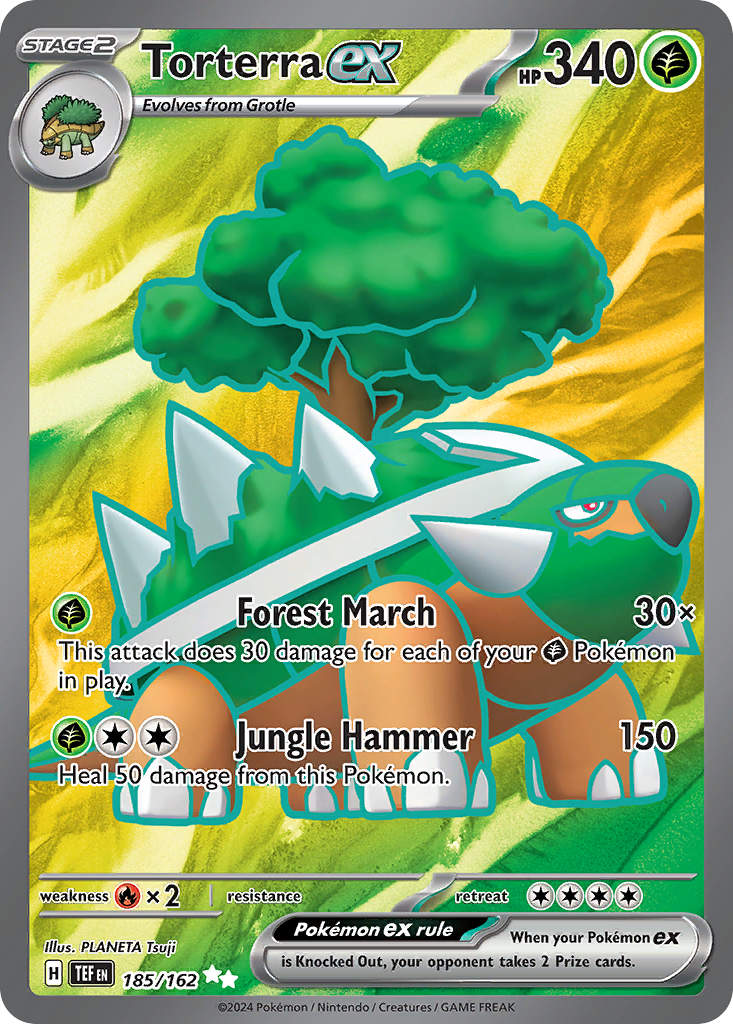 185/162 - Torterra ex - [Ultra Rare]