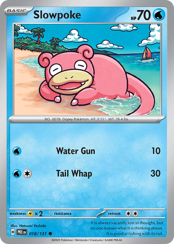018/131 - Slowpoke - [Common] - Poké Ball Holo