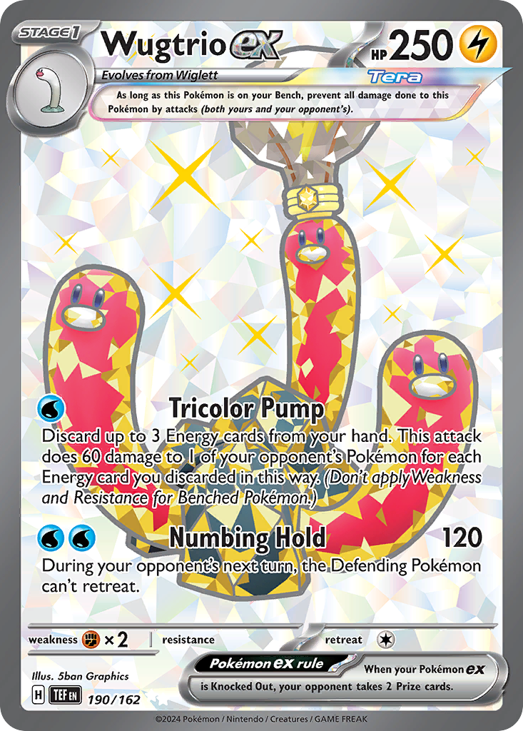 190/162 - Wugtrio ex - [Ultra Rare]